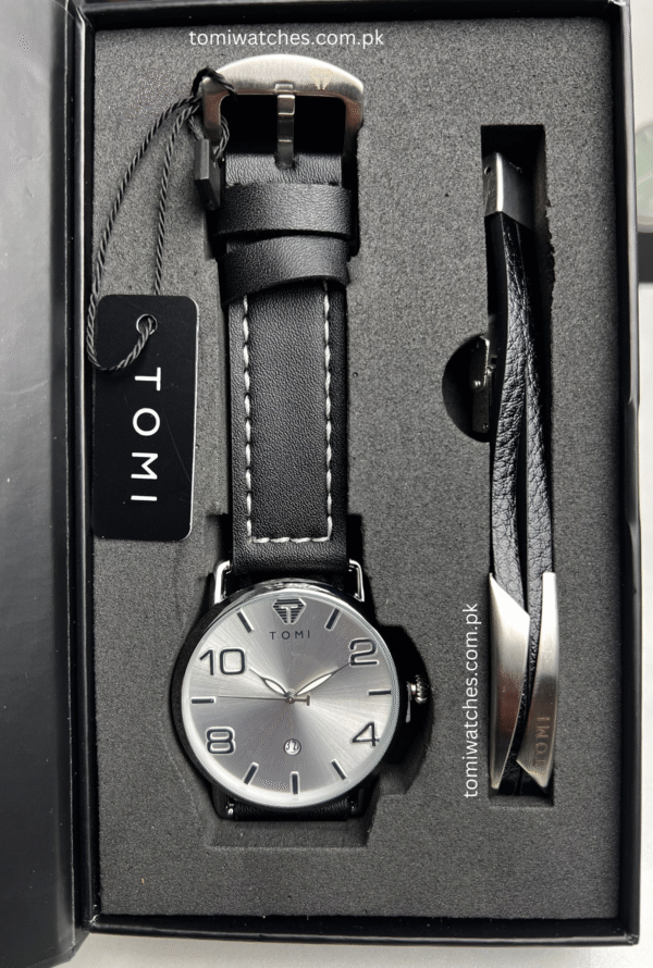 TOMI T-035 Men's Luxury Watch & Bracelet Gift Set | The Tomi Watches - Image 18