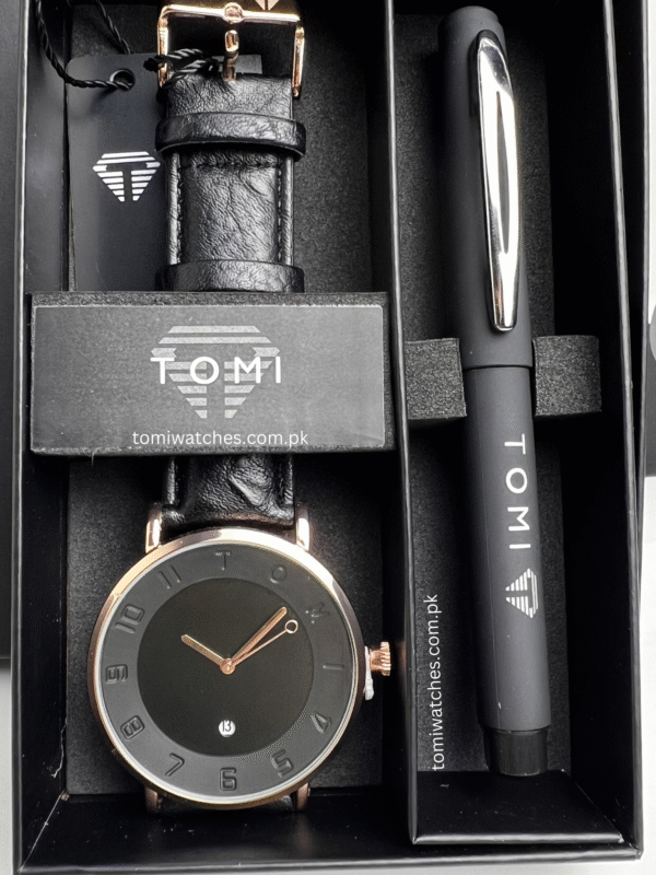 TOMI T-085 Men's Watch with Pen Gift Set | The Tomi Watches - Image 13