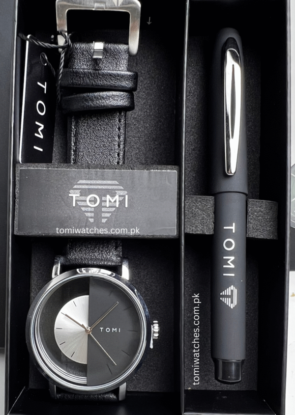 TOMI T-080 Unisex Watch with Pen Gift Set | The Tomi Watches - Image 11