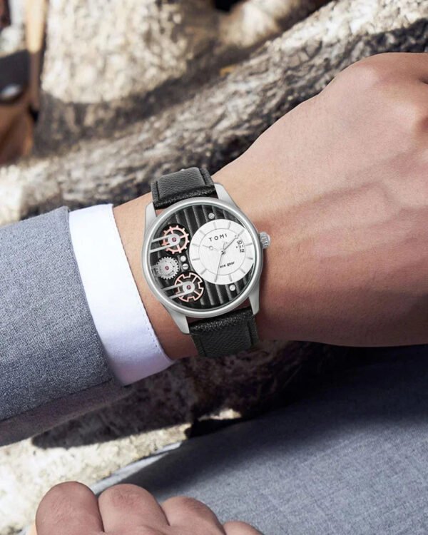 TOMI Face Gear Dual Strap Luxury T-106 | The Tomi Watches - Image 14