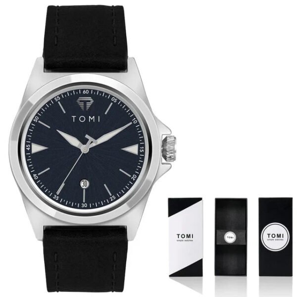 TOMI T-041 Date Quartz Business Watch | The Tomi Watches - Image 4