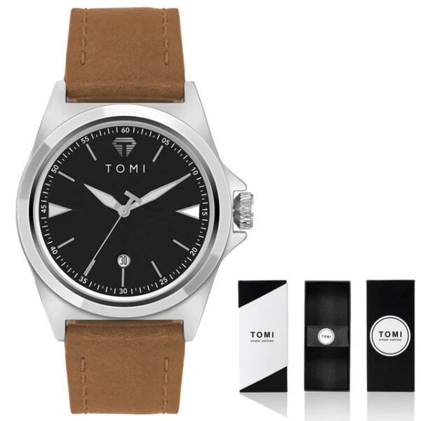 TOMI T-041 Date Quartz Business Watch | The Tomi Watches - Image 2