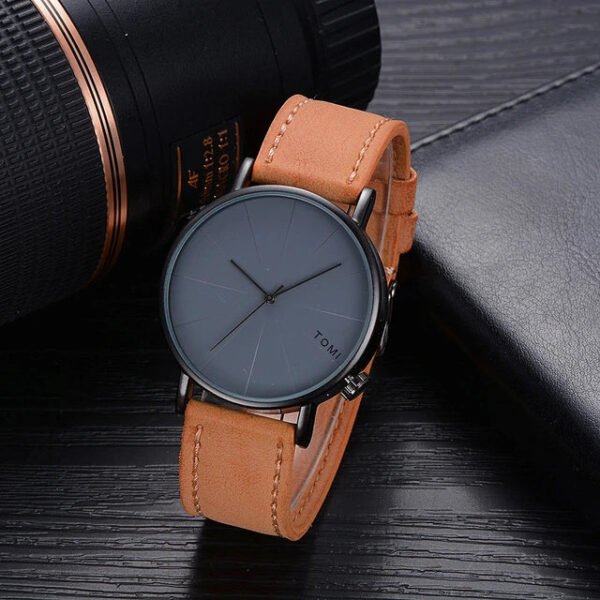 TOMI T-082 Quartz Slim Round Dial Watch | The Tomi Watches - Image 5