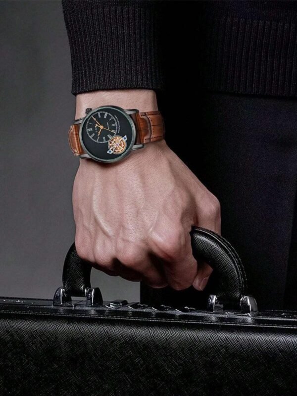 TOMI T-103 Face Gear Dual Strap Watch - Tomi Watches