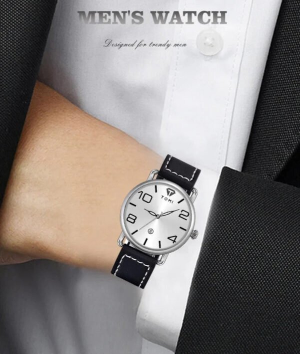 TOMI T-035 Men's Luxury Watch & Bracelet Gift Set | The Tomi Watches - Image 12