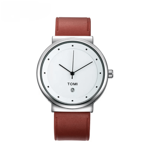 TOMI T-091 Men's Watch Round Dial Date Quartz - Tomi Watches