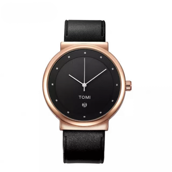 TOMI T-091 Men's Watch Round Dial Date Quartz - Tomi Watches