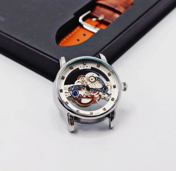TOMI Skelton Face Gear Dual Strap Luxury T-102 | The Tomi Watches - Image 8