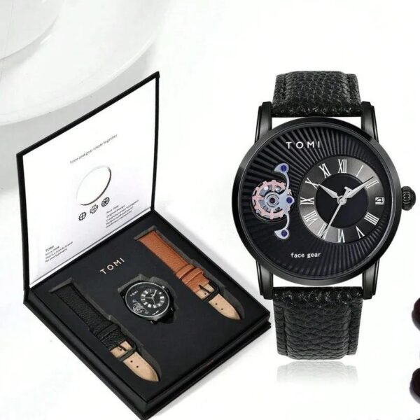 T-104 Dual Strap Pair Watch - Tomi Watches