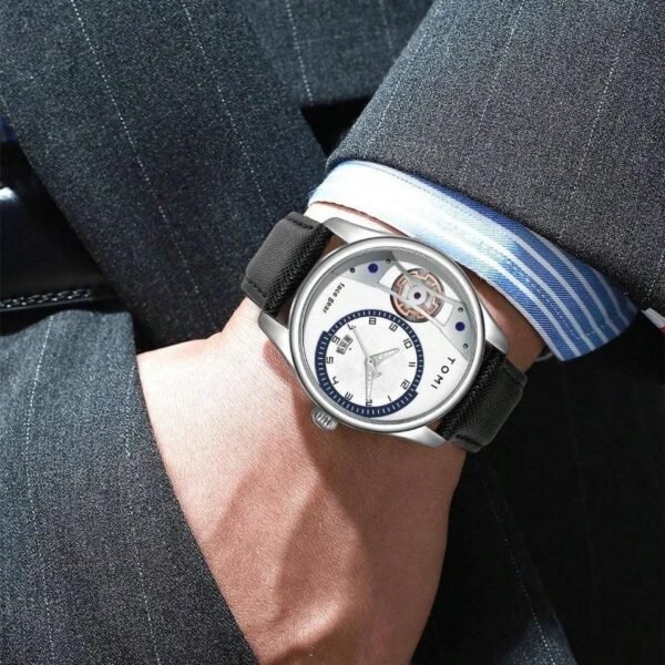 TOMI T-105 Face Gear Dual Strap Luxury Watch - Tomi Watches