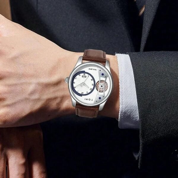 TOMI T-105 Face Gear Dual Strap Luxury Watch - Tomi Watches