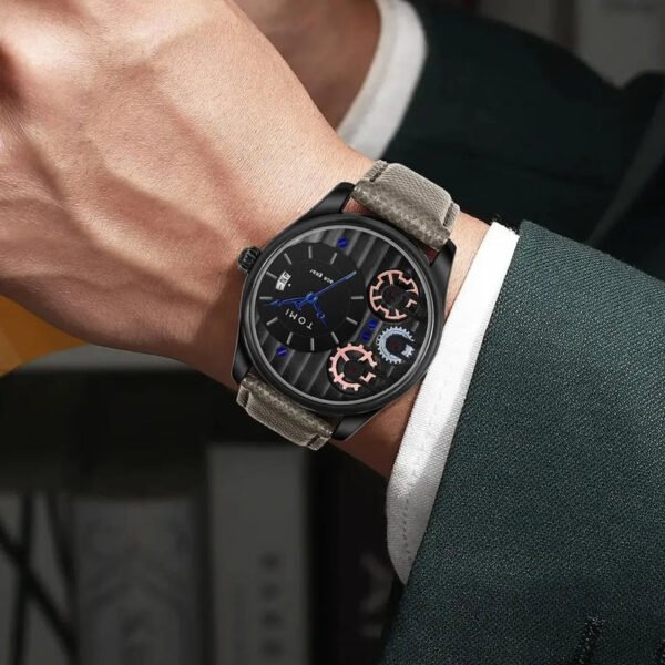TOMI Face Gear Dual Strap Luxury T-106 | The Tomi Watches - Image 17