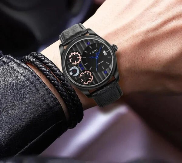TOMI Face Gear Dual Strap Luxury T-106 | The Tomi Watches - Image 18