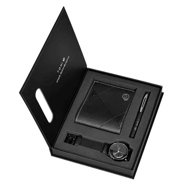 TOMI T-080 3PCS Gift Box Set with Watch, Wallet & Pen | The Tomi Watches - Image 9