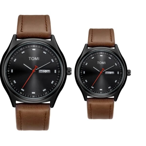 TOMI T-030 Couple Wrist Watch – Stylish Casual Leather Timepiece for Men & Women - Image 13