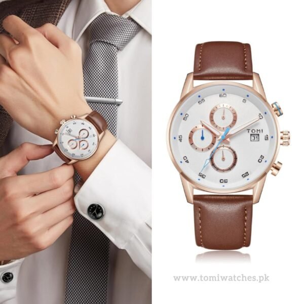 TOMI Luxury Watch Tie Pin Cufflinks T-601 | The Tomi Watches - Image 10