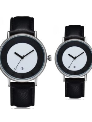 TOMI T-085 Couple Watch – Stylish & Elegant Leather Strap Timepiece for Men & Women