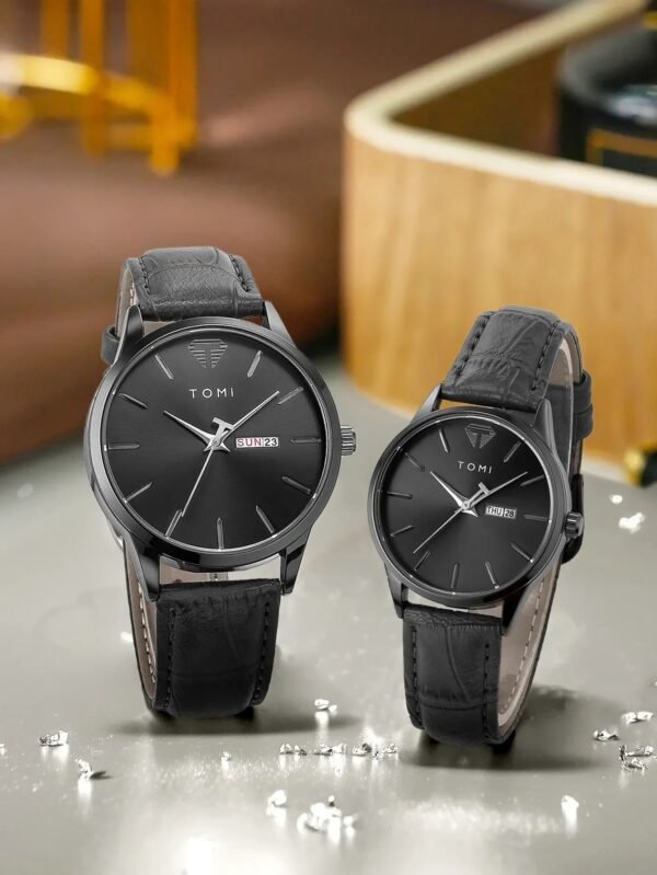 TOMI T-045 Couple Watches – Stylish Matching Set for Him & Her | The Tomi Watches - Image 9