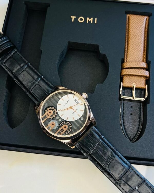 TOMI Face Gear Dual Strap Luxury T-106 | The Tomi Watches - Image 23