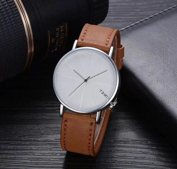 TOMI T-082 Quartz Slim Round Dial Watch | The Tomi Watches - Image 9