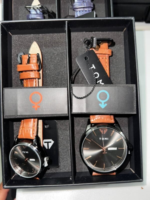 TOMI T-045 Couple Watches – Stylish Matching Set for Him & Her | The Tomi Watches - Image 13