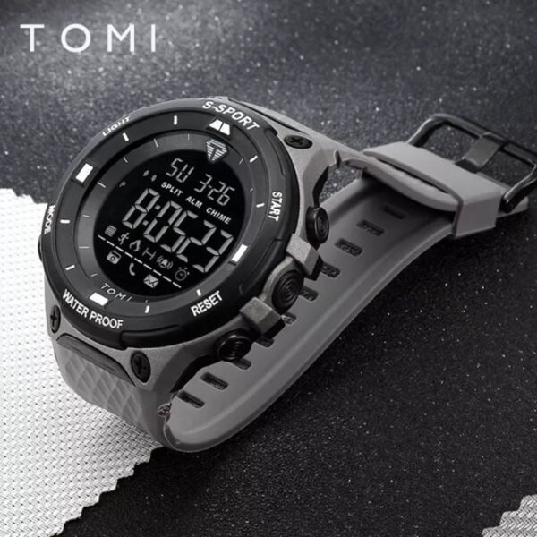 TOMI T-214 Digital Sports Watch – Waterproof, Shock-Resistant, LED Display for Men - Image 20