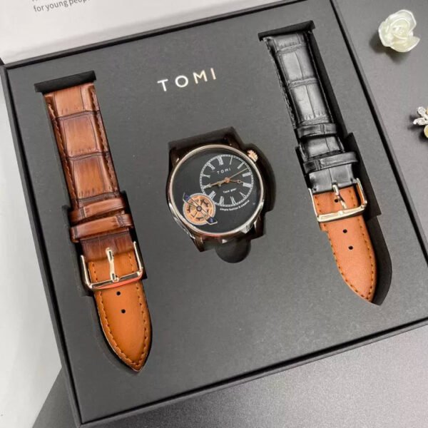 TOMI Face Gear Dual Strap Watch T-103 | The Tomi Watches - Image 22