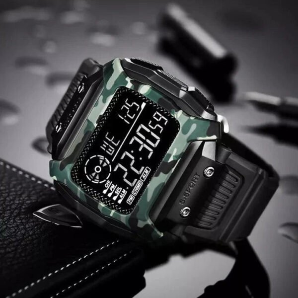 TOMI T-218 Digital Sports Watch Square Dial - Tomi Watches