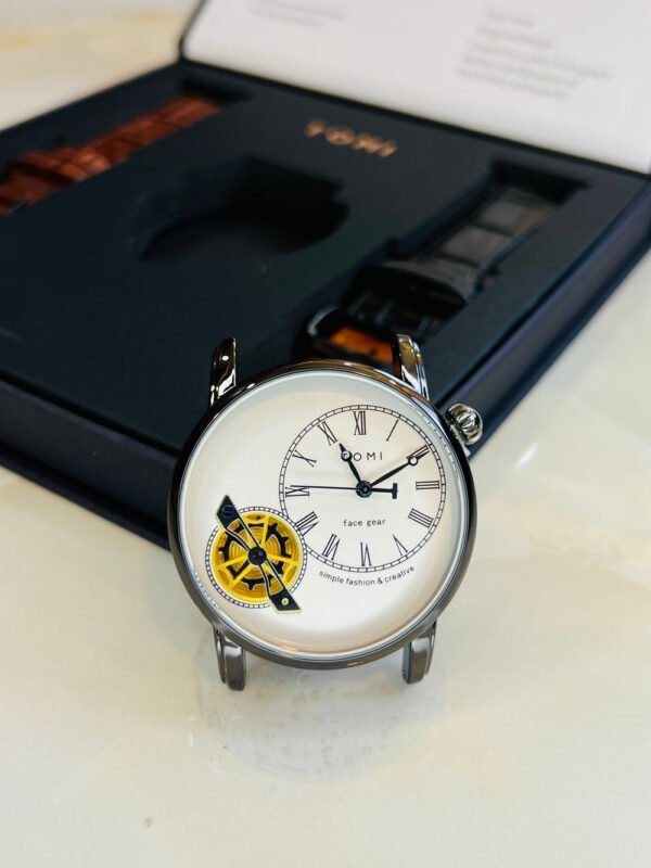 TOMI T-103 Face Gear Dual Strap Watch - Tomi Watches