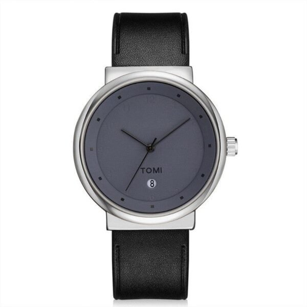 TOMI T-091 Men's Watch Round Dial Date Quartz - Tomi Watches