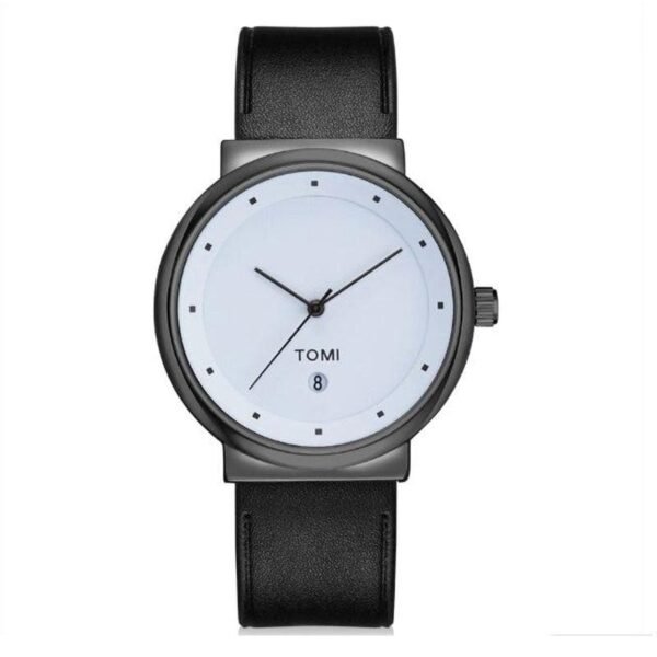 TOMI T-091 Men's Watch Round Dial Date Quartz - Tomi Watches