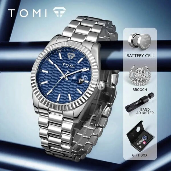 Tomi T-304 Luxury Men's Watch Gift Set