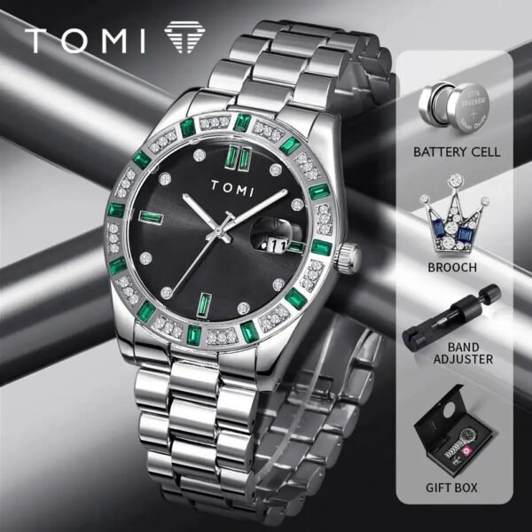 TOMI T-305 Men's Luxury Watch Gift Set