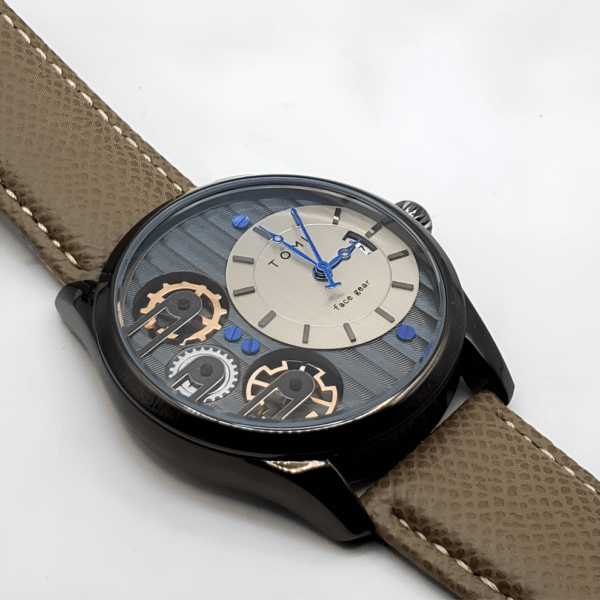 TOMI T-106 Face Gear Dual Strap Luxury Watch - Tomi Watches