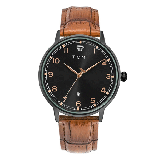 TOMI T-108 Quartz Watch – Stylish, Unisex, Date Display | The Tomi Watches - Image 6