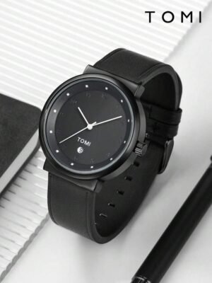 TOMI T-091 Men's Watch Round Dial Date Quartz - Tomi Watches