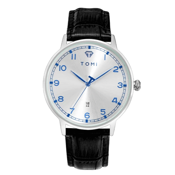 TOMI T-108 Quartz Watch – Stylish, Unisex, Date Display | The Tomi Watches - Image 8