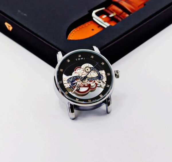 TOMI Skelton Face Gear Dual Strap Luxury T-102 | The Tomi Watches - Image 28
