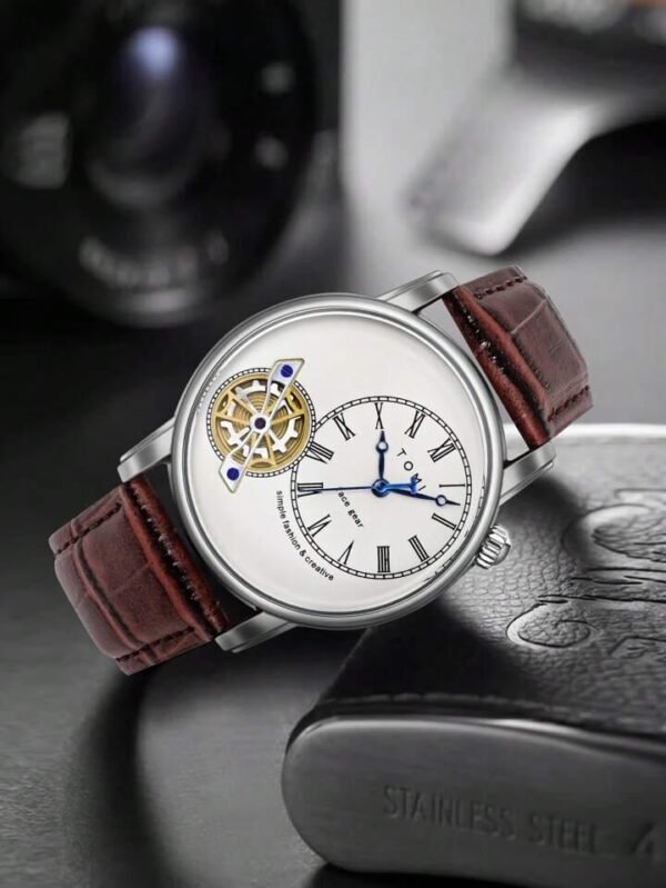 TOMI T-103 Face Gear Dual Strap Watch - Tomi Watches