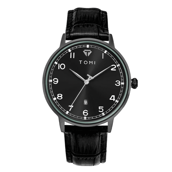 TOMI T-108 Quartz Watch – Stylish, Unisex, Date Display | The Tomi Watches - Image 4