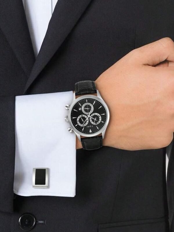 TOMI T-602 Chronograph Premium Luxury Business Men's Watch - Tomi Watches