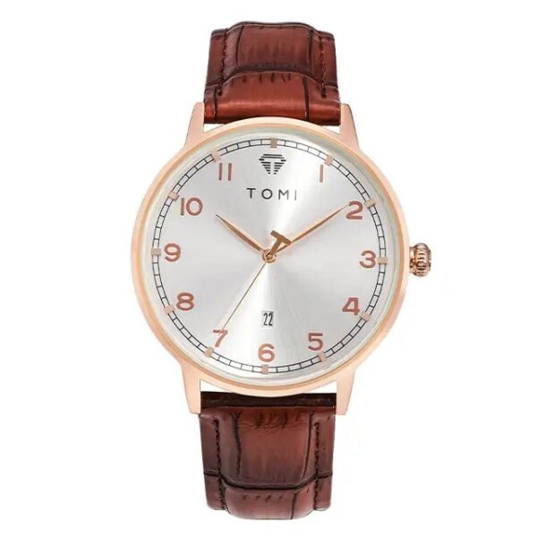TOMI T-108 Quartz Watch – Stylish, Unisex, Date Display | The Tomi Watches