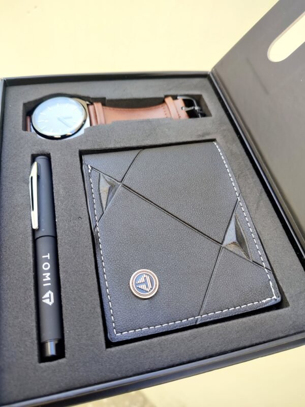 TOMI T-084 3PCS  Gift Box Set with Watch, Wallet & Pen | The Tomi Watches - Image 12