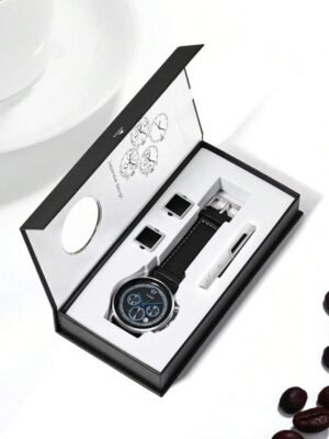 TOMI T-603 Luxury Business Watch Cufflinks Tie Pin - Tomi Watches