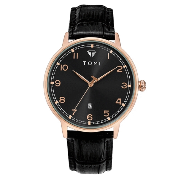 TOMI T-108 Quartz Watch – Stylish, Unisex, Date Display | The Tomi Watches - Image 7