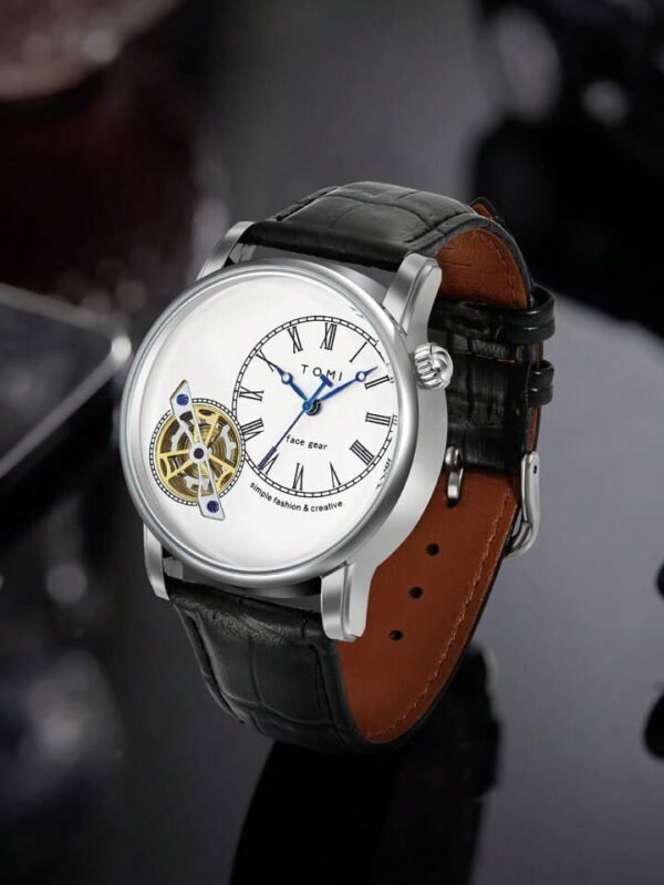 TOMI T-103 Face Gear Dual Strap Watch - Tomi Watches