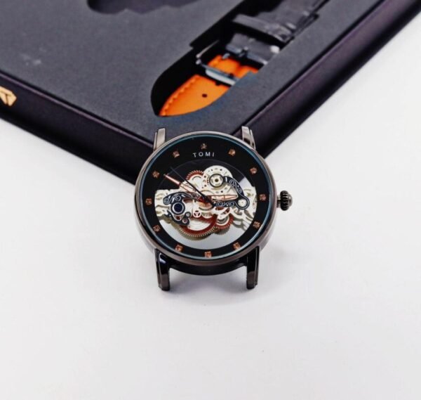 TOMI T-102 Face Gear Dual Strap Luxury Watch - Tomi Watches