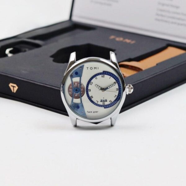 TOMI T-105 Face Gear Dual Strap Luxury Watch - Tomi Watches
