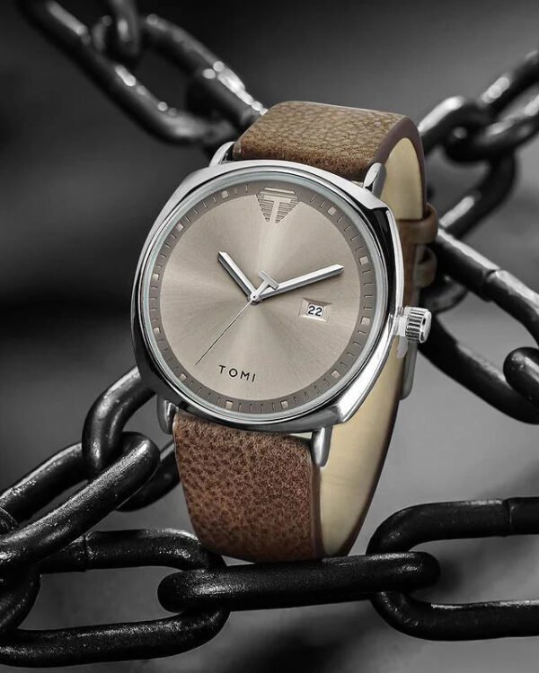 TOMI Men's Watch Leather Strap T-044 | The Tomi Watches - Image 19